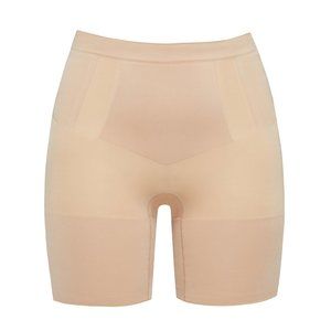 SPANX - ONCORE MID-THIGH SHORT - BIKE SHORT SHAPEWEAR - SOFT NUDE - MEDIUM